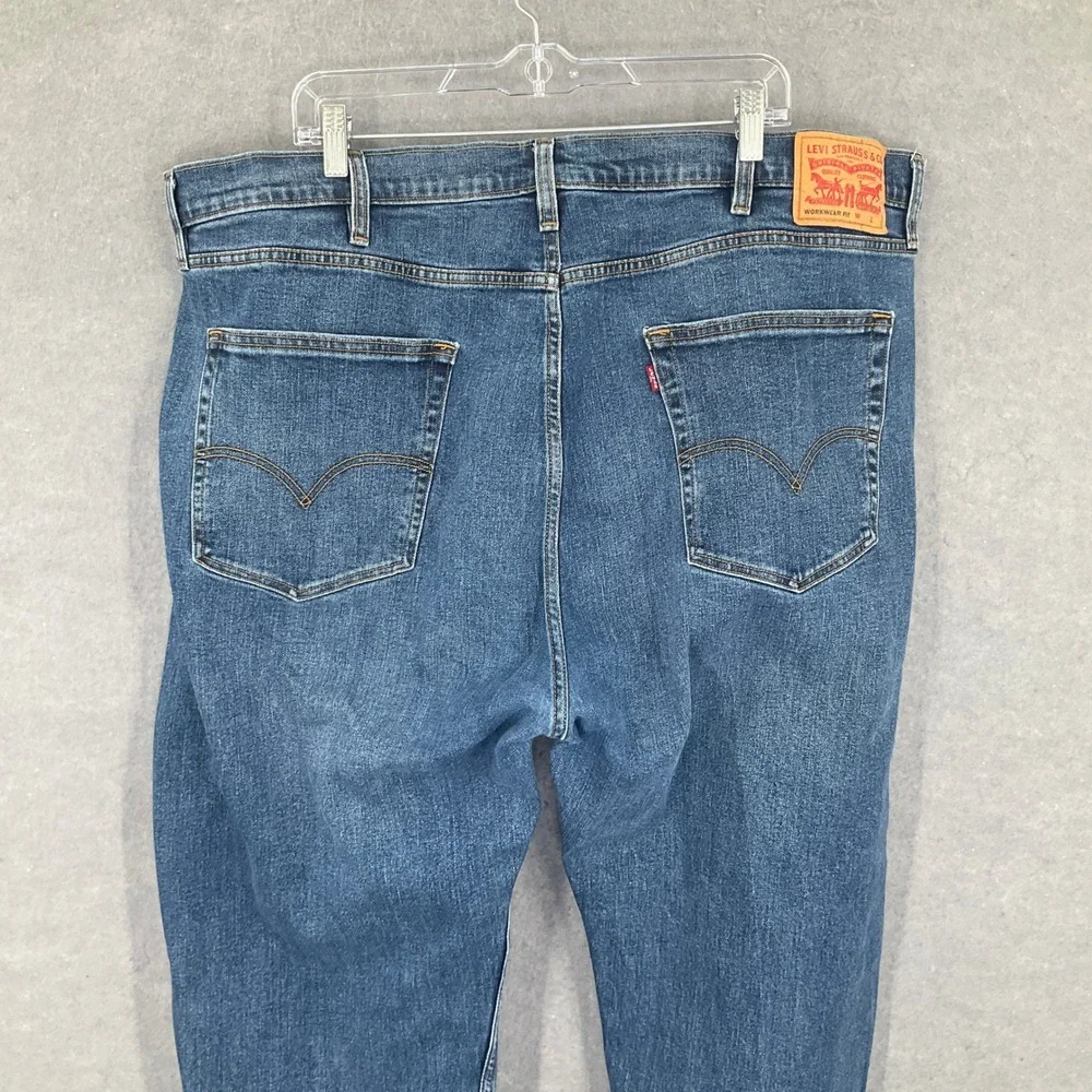 Levi's Men's Jeans Blue Wash Denim Workwear‎ Fit Casual Sz 44x31